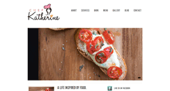 Desktop Screenshot of chefkatherine.com